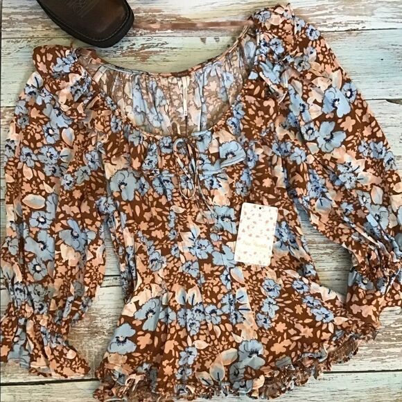 - Free People Sweet Memories Blouse - Picture 3 of 5